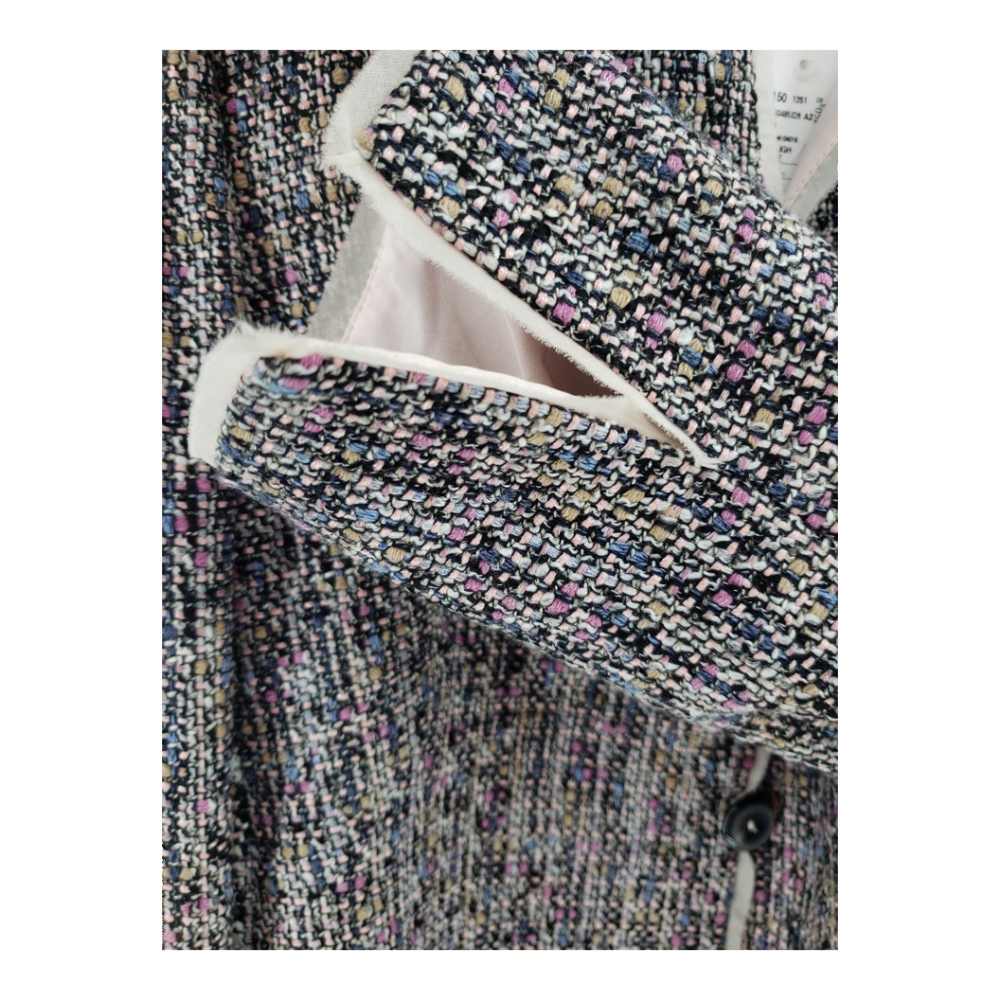 Armani Collezioni NWT 3 Button Blazer Size 12 Black Pink Multi Retail $1,125 - Picture 9 of 12